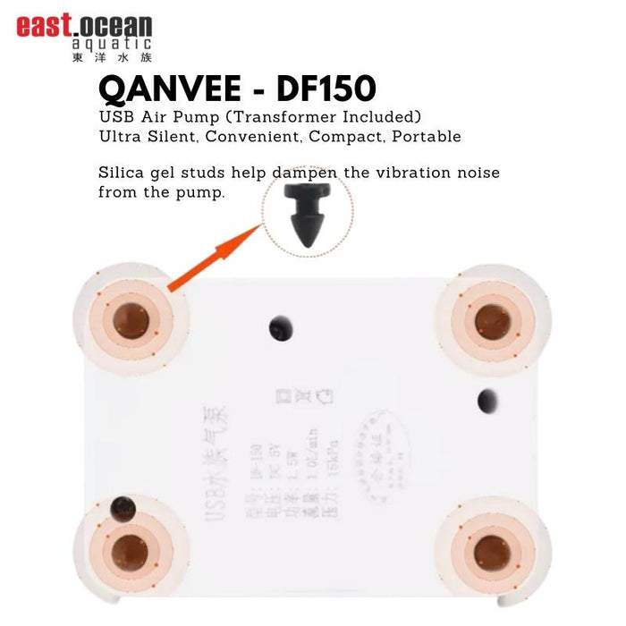 QANVEE DF-150 USB Air Pump (Silent Operation)