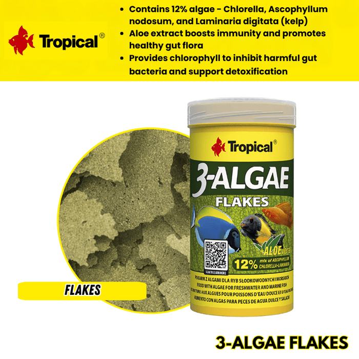 Tropical 3-Algae Flakes (natural color enchancement)