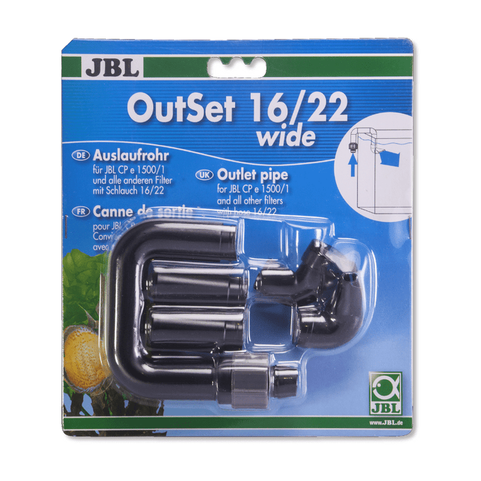 JBL OutSet wide 12/16 out pipe set / JBL OutSet wide 16/22 out pipe set - (Water return external aquarium filters)