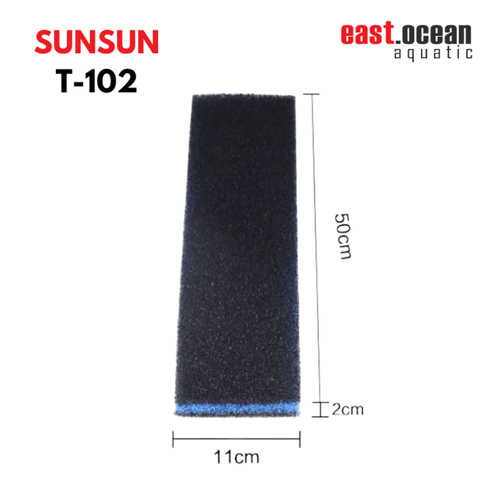 SUNSUN T-105/ T-102 Sponge with carbon (40x50x2cm)/(50x11x2cm)
