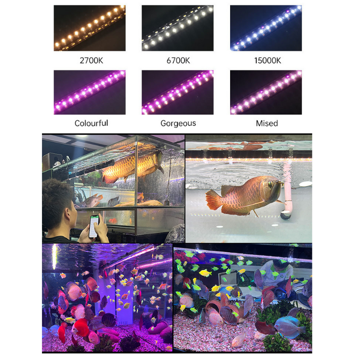 Week aqua T12 Submersible Tanning Light (2ft,3ft,4ft,5ft)-Full spectrum aquarium lamp