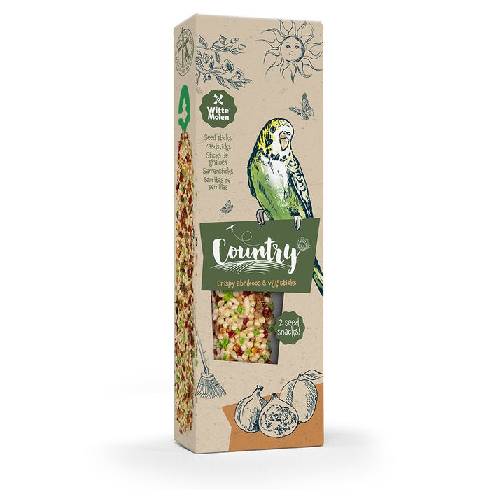 COUNTRY Seed sticks budgie apricot & fig