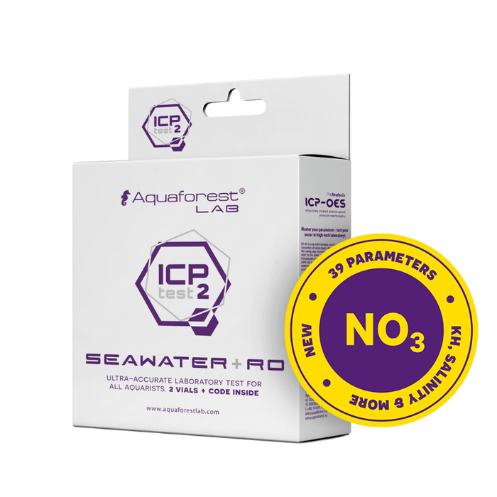 Aquaforest ICP test 2 - Seawater + RO