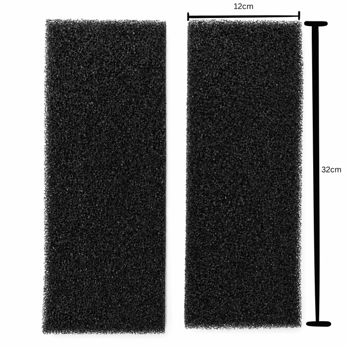 ANS Black Bio Sponge Small Pack 32x12cm (2/pack)
