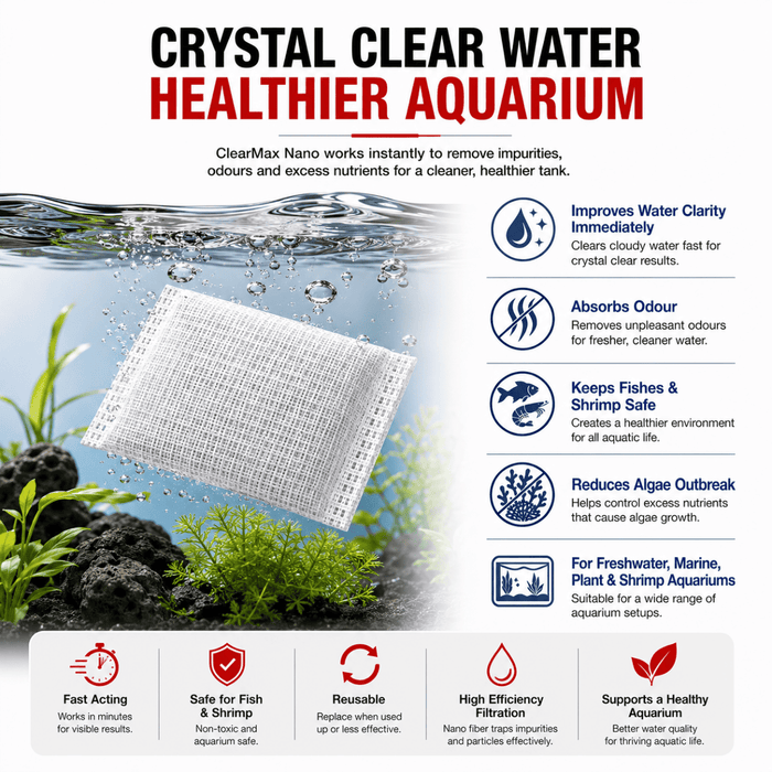 ANS ClearMax Nano (2 Bags/Pack) - Crystal Clear Water in minutes