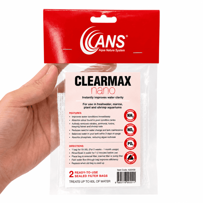 ANS ClearMax Nano (2 Bags/Pack) - Crystal Clear Water in minutes