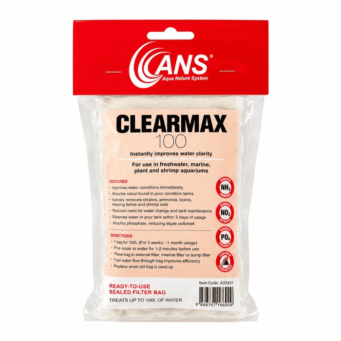 ANS Clearmax Aquarium Water Clarifier 100ml/250ml/500ml
