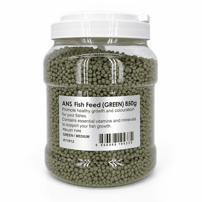 ANS Fish Feed (GREEN) Small/Medium 1000g