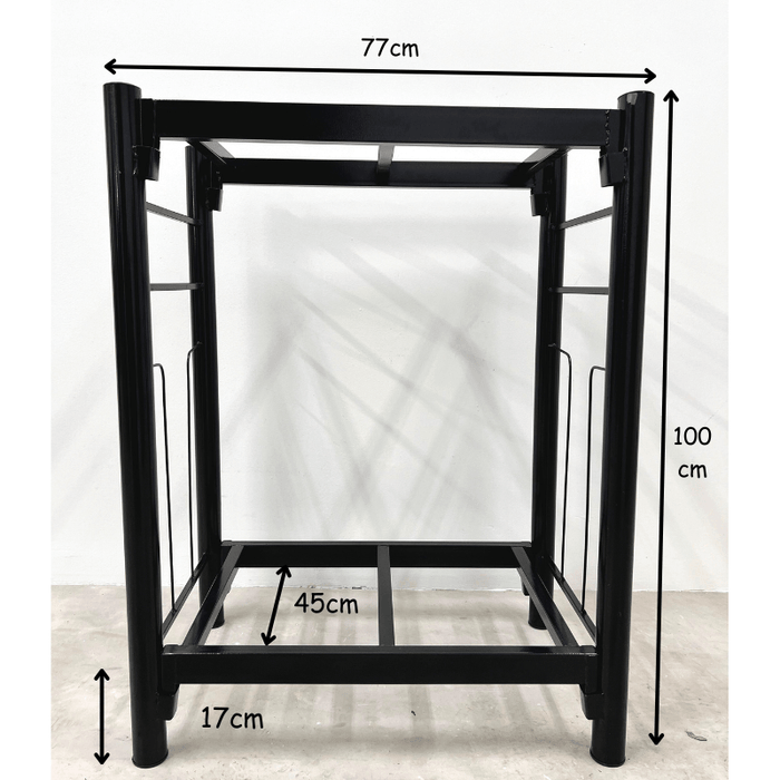 ANS Aquarium Tank + Aquarium Iron stand (Black)