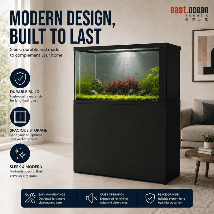 ANS Mastertank Legacy 100 Aquarium Tank (BLACK/WHITE)