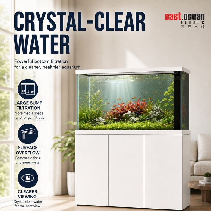 ANS Mastertank Legacy 120 Aquarium Tank (BLACK/WHITE)