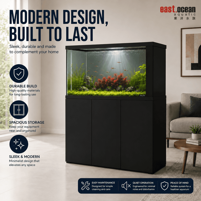 ANS Mastertank Legacy 120 Aquarium Tank (BLACK/WHITE)