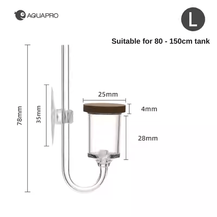 AQUAPRO CO2 diffuser (S/M/L/Tiny)