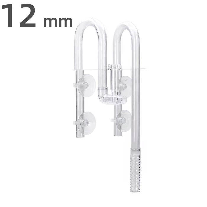 AQUAPRO Plastic Skimmer Outflow & Inflow 12mm/16mm (suckers included)