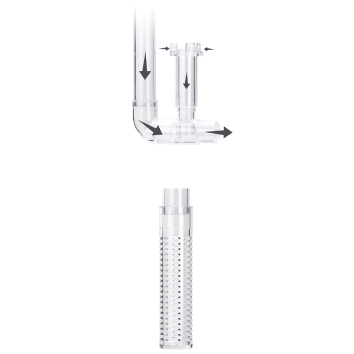 AQUAPRO Plastic Skimmer Outflow & Inflow 12mm/16mm (suckers included)