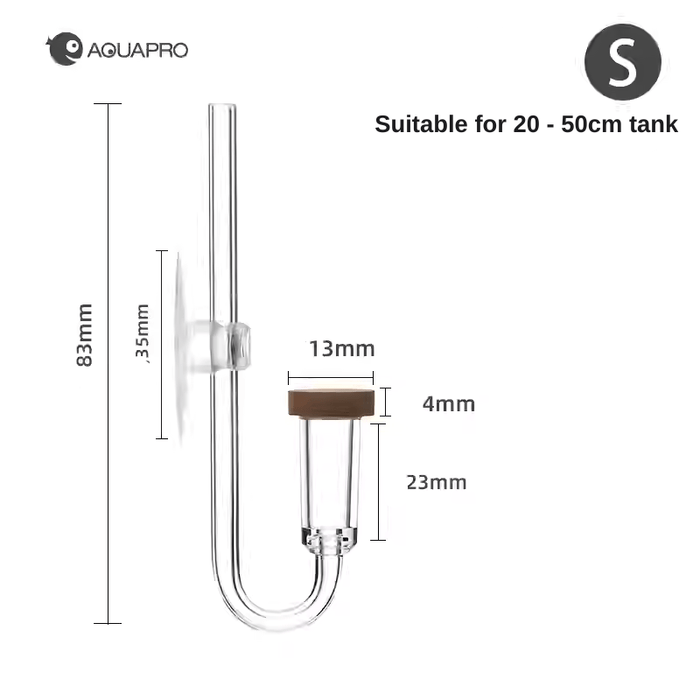 AQUAPRO CO2 diffuser (S/M/L/Tiny)