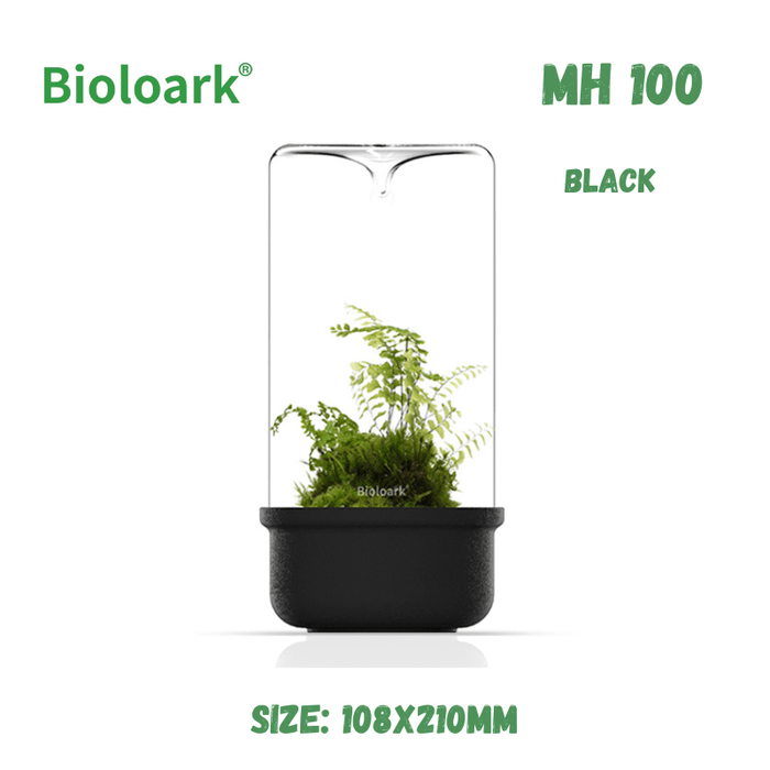 BIOLOARK - Bio Bottle Terrarium (MH-80/100/120) (Black/White)