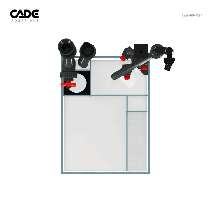 CADE Reef S2 Frag 600 (Black/White) (60x70x35cm)