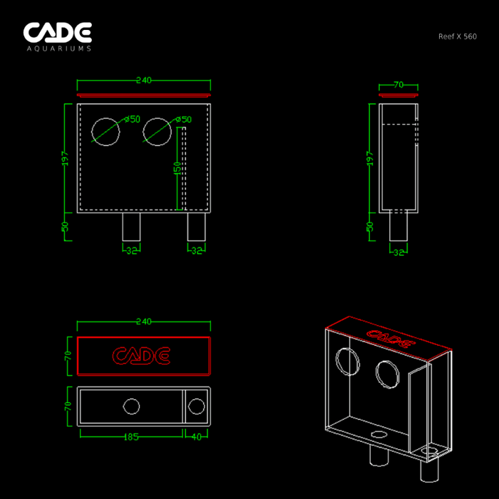 CADE Reef X (additional tank)