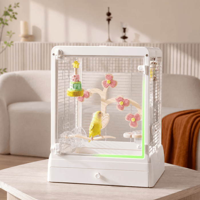 DAYANG B4002 Bird Cage (White) (40.5x41.3x57cm)
