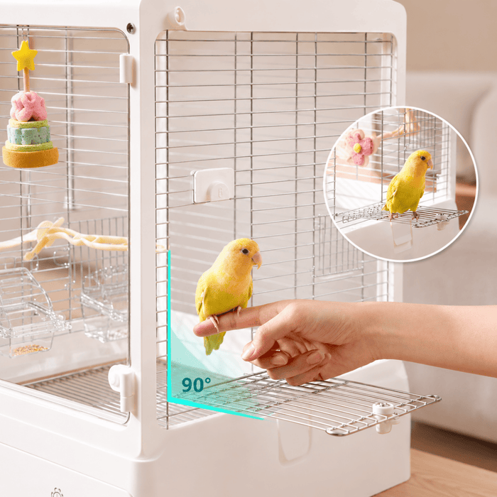 DAYANG B4002 Bird Cage (White) (40.5x41.3x57cm)