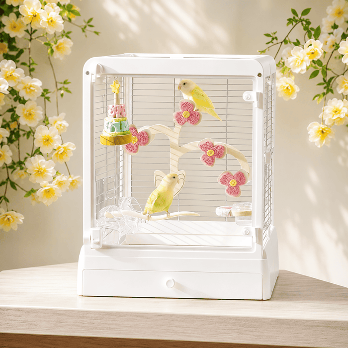 DAYANG B4002 Bird Cage (White) (40.5x41.3x57cm)