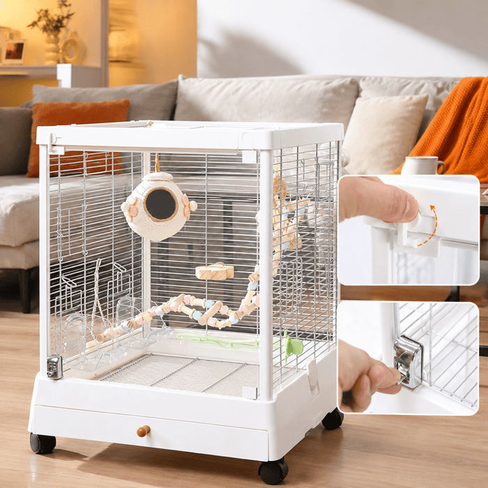 DAYANG B5001 Bird Cage (White) (49.3x48.5x57cm)