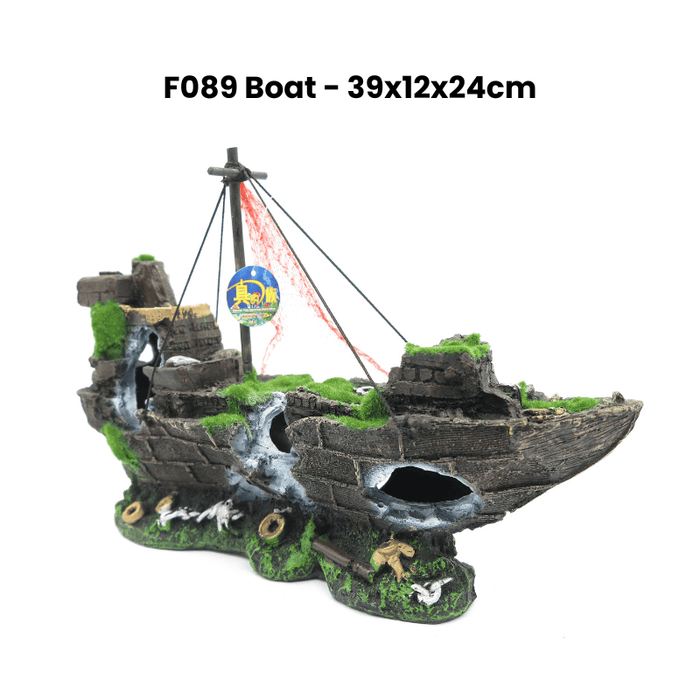 ZZ F089 Boat Deco green