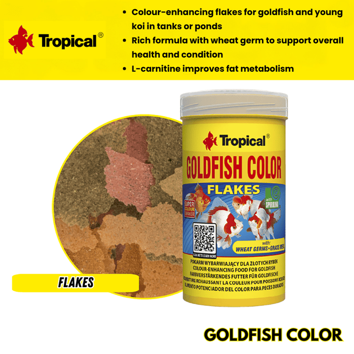Tropical Goldfish Color Flakes (coloration with digestion)