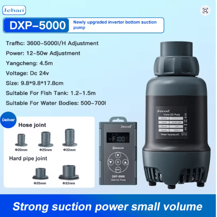 JEBAO DXP DC Pump - (Controller/Wi-Fi Dual Control)