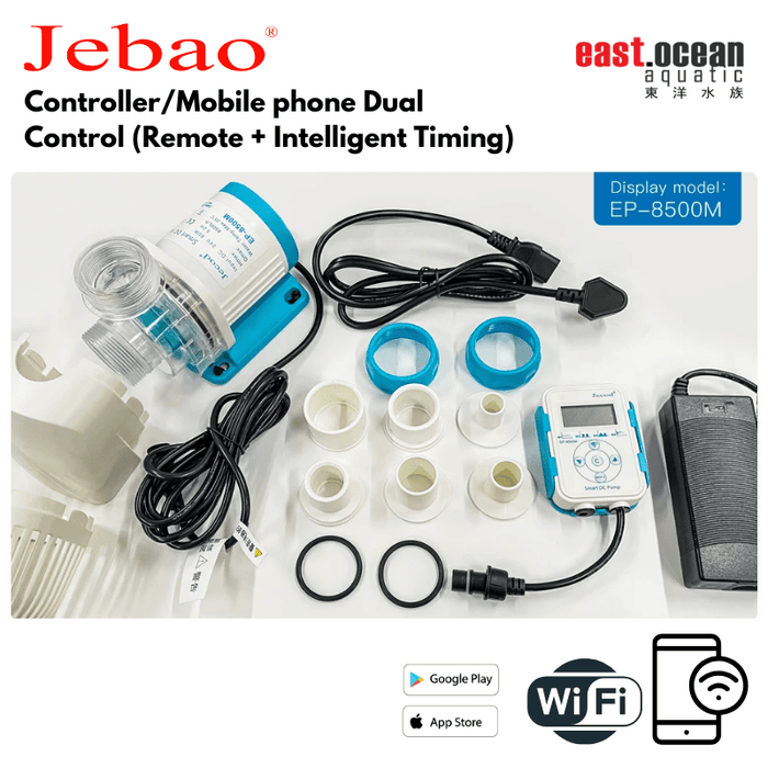 JEBAO EP Series Water Pump - Controller/Mobile phone Dual Control (Remote + Intelligent Timing) - (EP3500M/EP5000M/EP6500M/EP8500M/EP10000M)