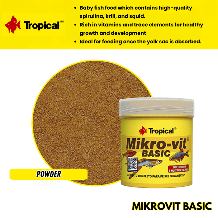 Tropical Mikrovit Basic (baby powder food)