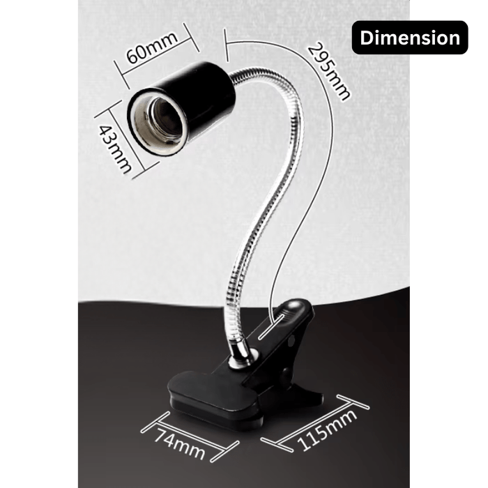NOMOYPET NJ-10 Reptile Clamp Lamp (adjustable) - light bulb not included