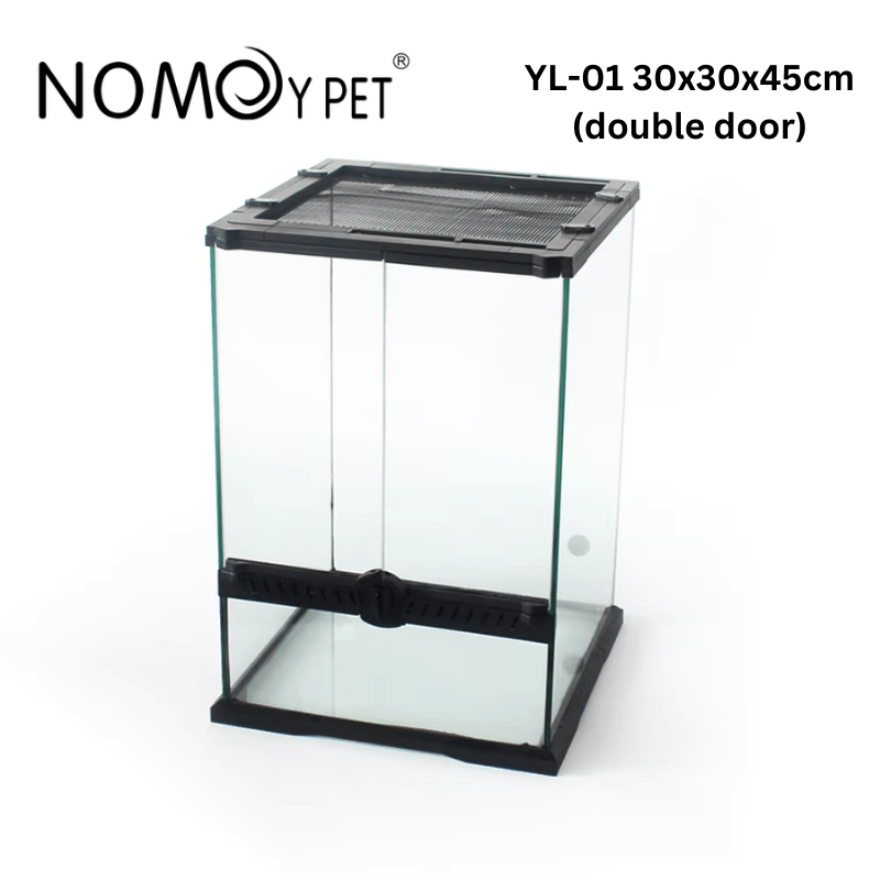 ガラスゲージL2 NOMOY PET MODEL YL-01 NOMOYPET YL-01 Terrarium tank 30x30x45 (double door) — East Ocean