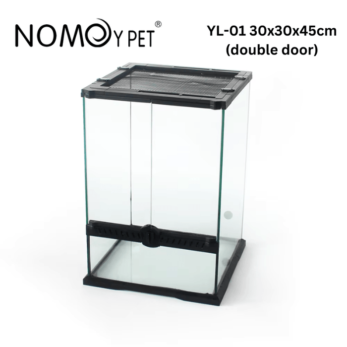 NOMOYPET YL-01 Terrarium tank 30x30x45 (double door) — East Ocean NOMOYPET YL-01 Terrarium tank 30x30x45 (double door) — East Ocean