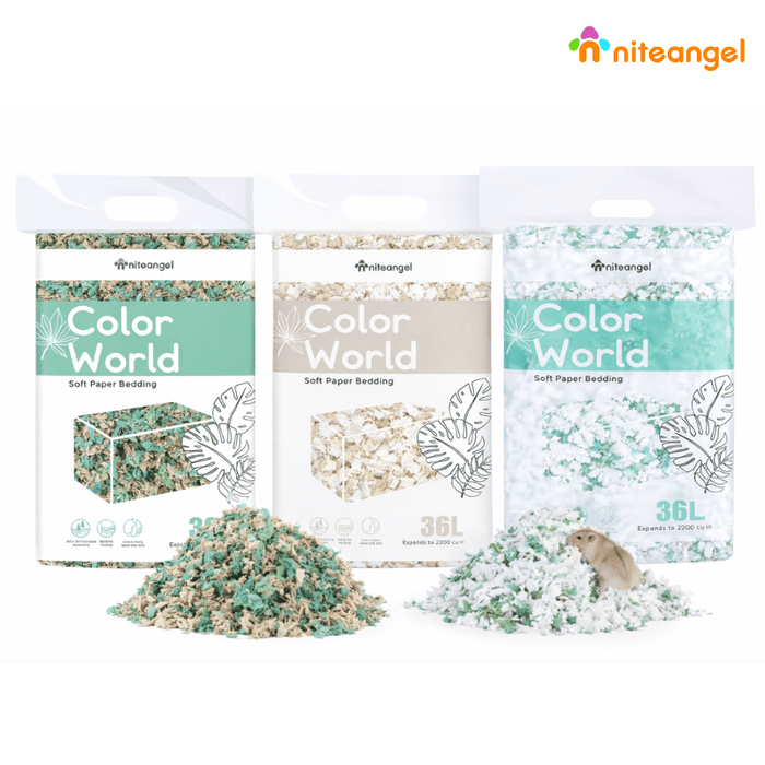 Niteangel Color World Soft Paper Bedding Mix (36L)