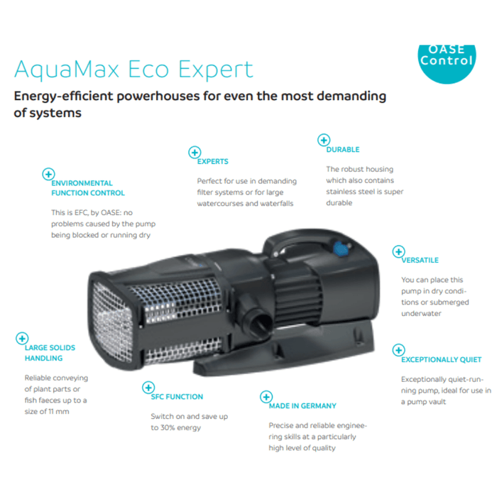 Oase AquaMax Eco Expert 21000-44000 (10m cable)