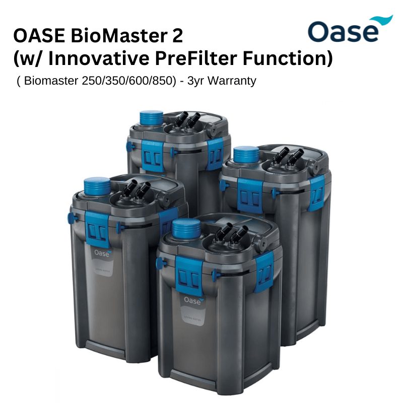 ＢＩＯMASTER Oase Biomaster 2 (w/ Innovative PreFilter Function)- (250/350/600