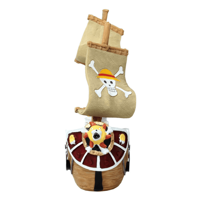 RQ2349 Cute Boat Aquarium Decoration