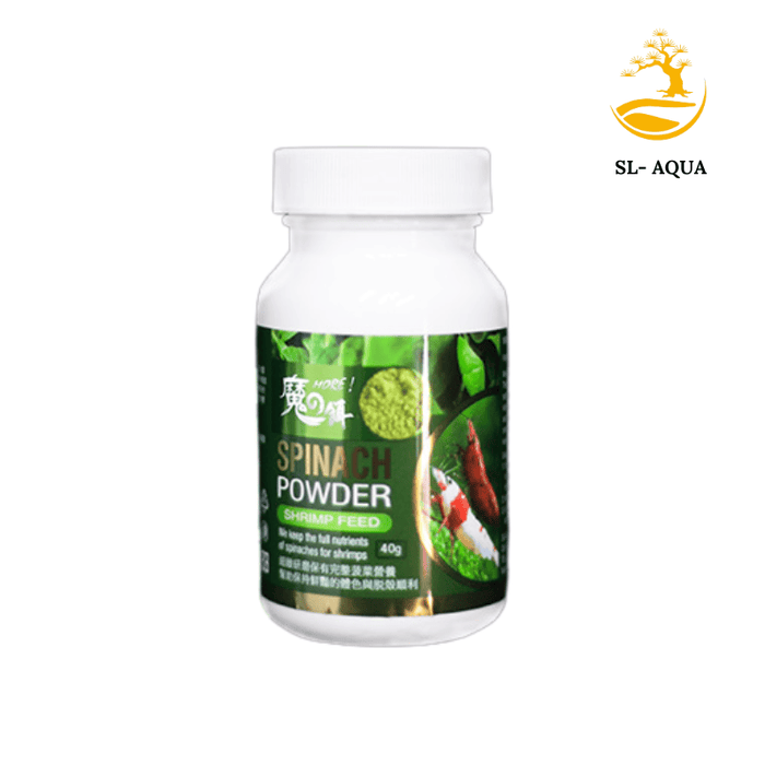 SL Aqua Spinach Powder 10g - Premium Vegetable Shrimp Food