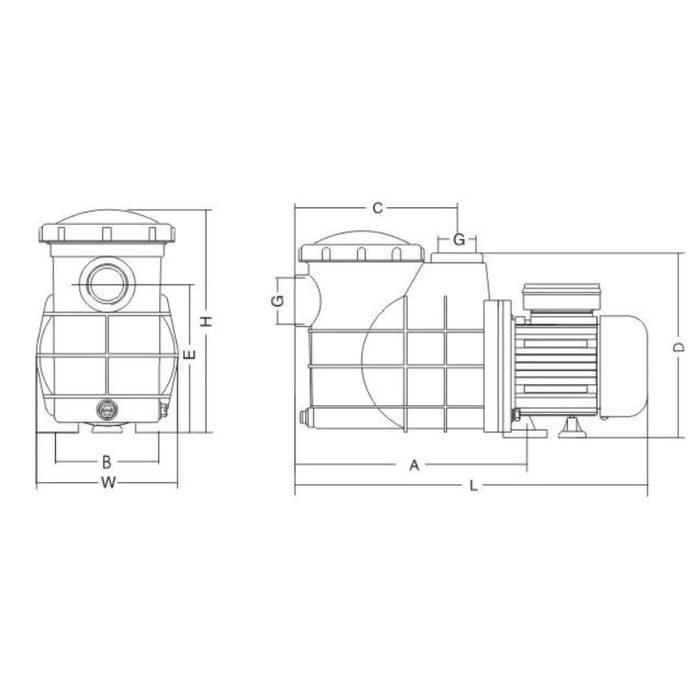 SUNSUN HLS-750 (swimming pool pump)