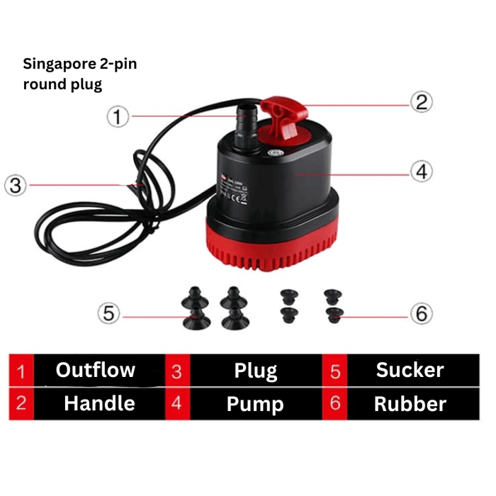 SUNSUN ZHL-1500/2500/3500 low level water pump