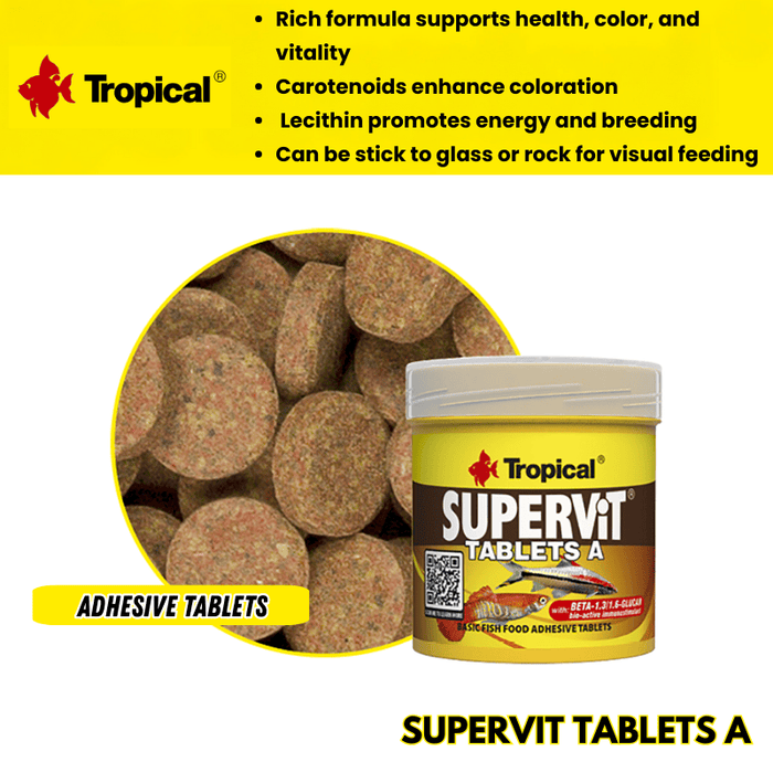 Tropical Supervit Tablets A (stick to tank)