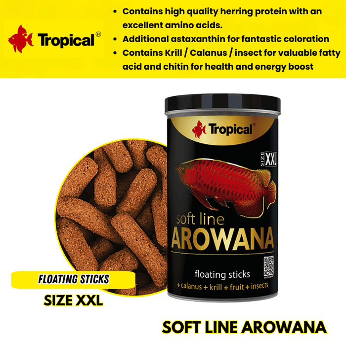 Tropical Soft Line Arowana Size XXL (Premium color enchancer)