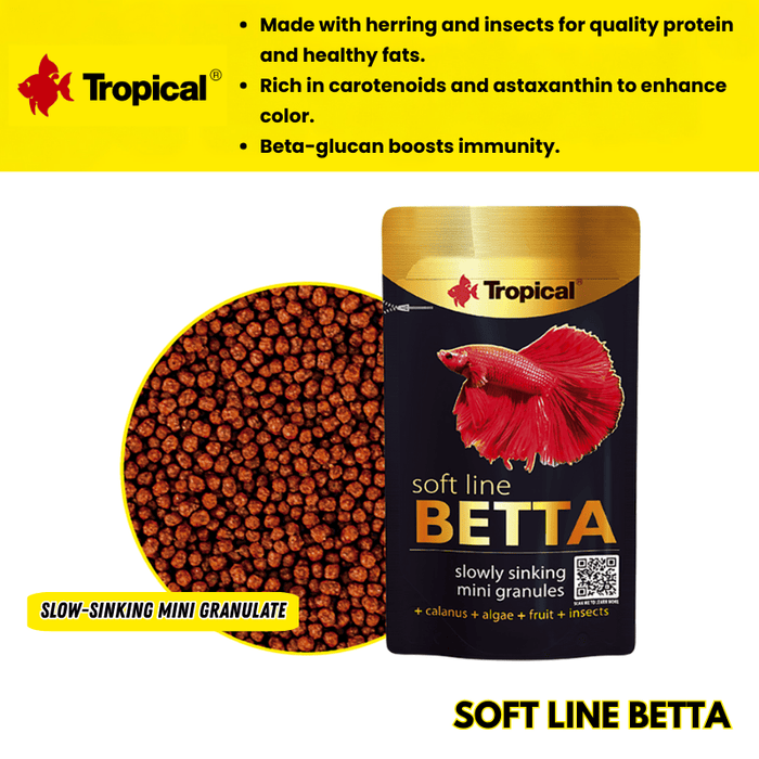 Tropical Soft Line Betta (Premium color enchancer)