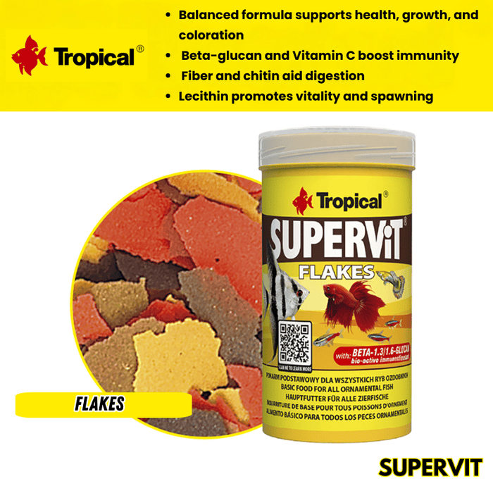 Tropical Supervit Flakes (improve digestion)
