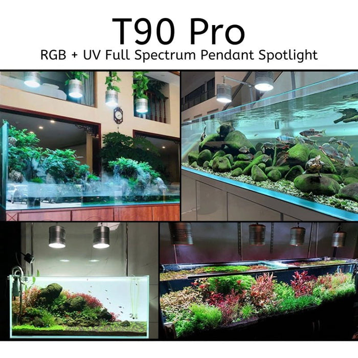 Week Aqua T-90 PRO RGB + UV Full Spectrum Pendant Spotlight
