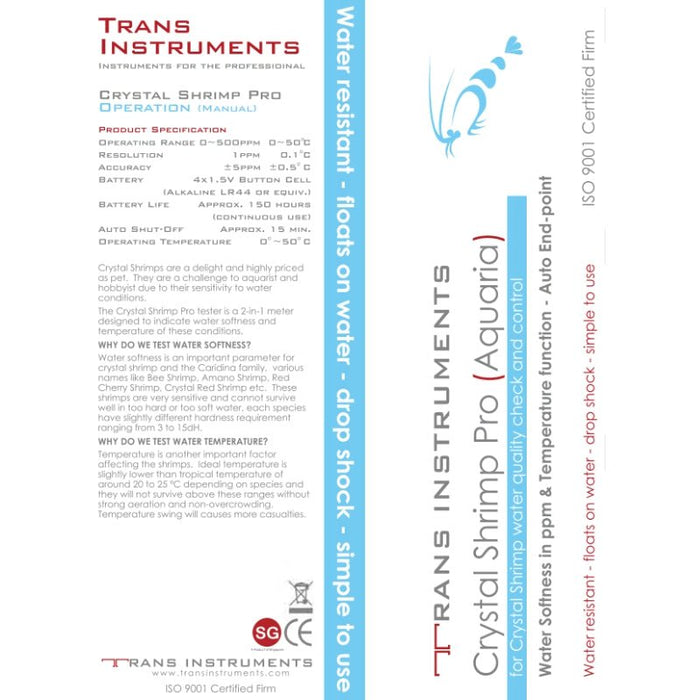 TRANS INSTRUMENT Crystal Shrimp Pro pen