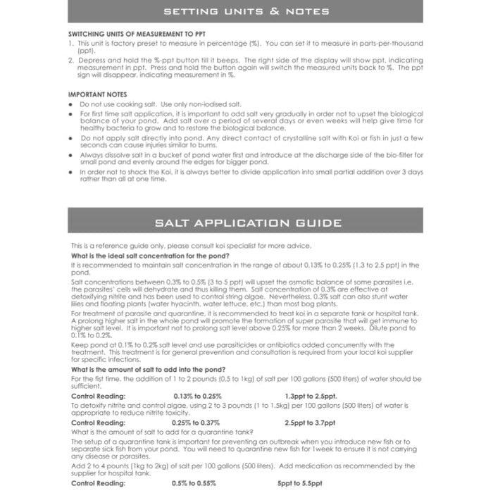 TRANS INSTRUMENT KoiMedic pen (for Koi pond)