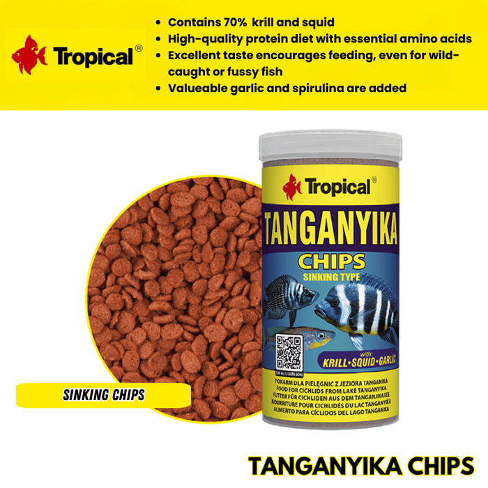 Tropical Tanganyika Chips (high in krill)